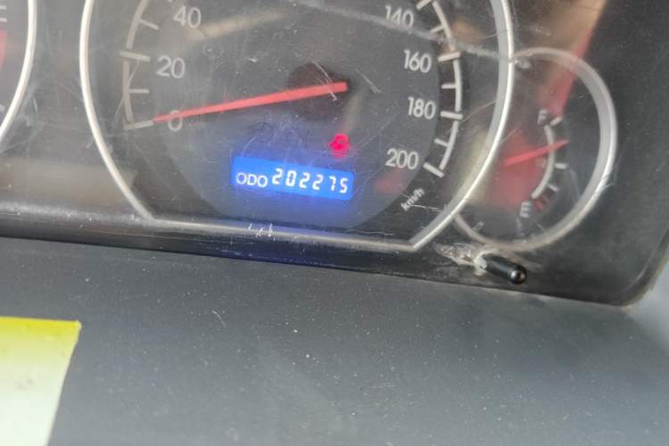 Used JAC Group Sunray 2013 2.8T 6-Series Star Express China IV Standard Odometer Close Up