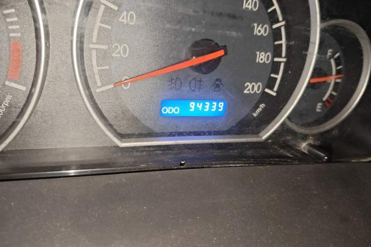Used JAC Group Sunray 2013 2.8T 4-Series Star Express China IV Standard Odometer Close Up