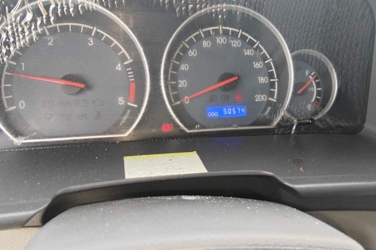 Used JAC Group Sunray 2013 2.8T 6-Series Star Express China IV Standard Odometer Close Up