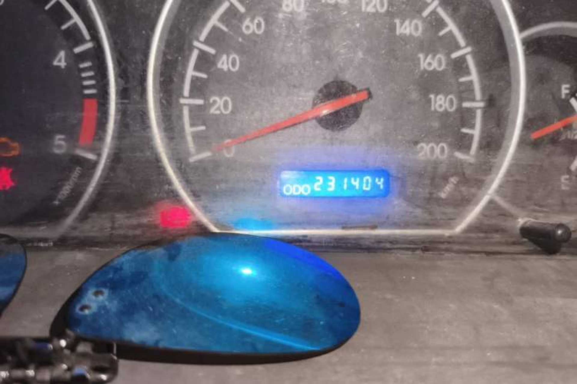 Used JAC Group Sunray 2013 2.8T 5-Series Star Express Emission Standard IV Odometer Close Up