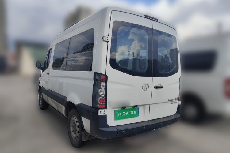 Used JAC Group Sunray 2017 2.0T Short-Wheelbase Mid-Roof Xingkuaiyun Multi-Purpose Commercial Vehicle Rear Left 45 Deg