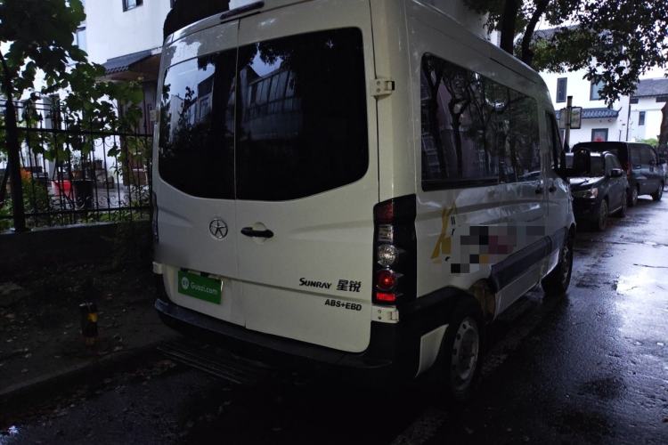 Used JAC Group Sunray 2017 2.0T Short-Wheelbase Mid-Roof Xingkuaiyun Multi-Purpose Commercial Vehicle Rear Right 45 Deg