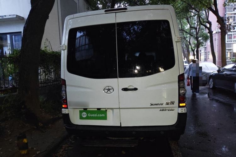 Used JAC Group Sunray 2017 2.0T Short-Wheelbase Mid-Roof Xingkuaiyun Multi-Purpose Commercial Vehicle Rear