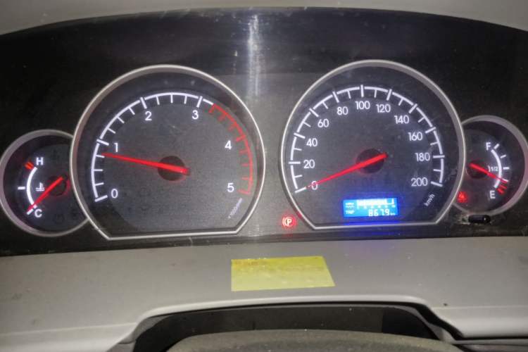 Used JAC Group Sunray 2019 1.9T Fuel-Efficient Platinum Edition 5-9 Seater Star Express Instrument Cluster