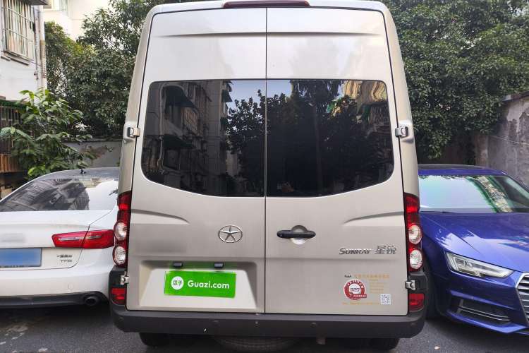 Used JAC Group Sunray 2021 2.0T 5-Series Star Business Van 5- to 12-Seater High-Roof Version D20TCIF1 Rear