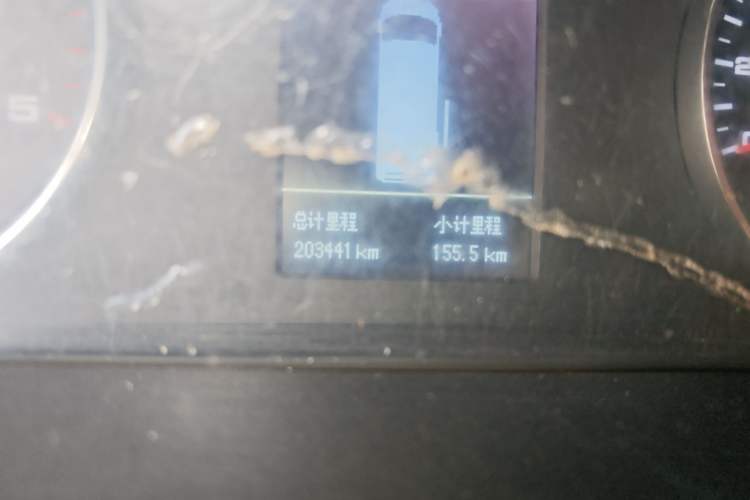 Used JAC Group Sunray 2021 2.0T 5-Series Star Express 5-Seater Mid-Height D20TCIF1 Odometer Close Up
