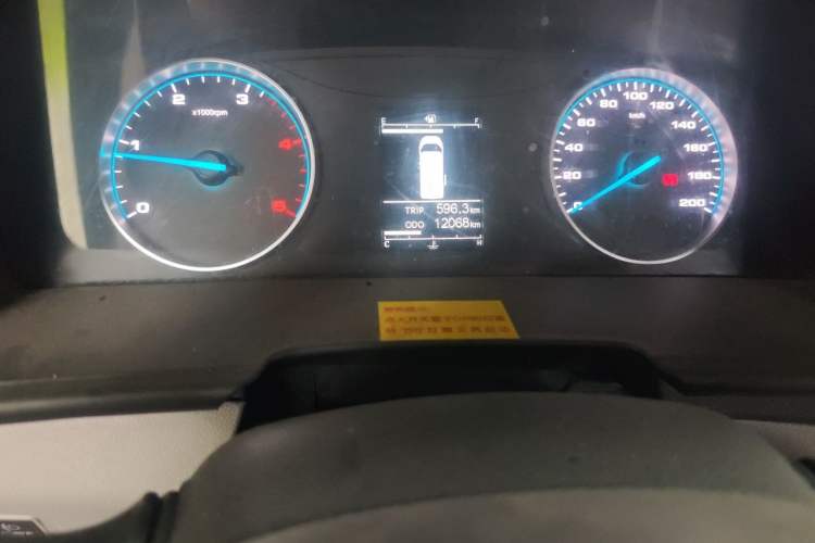 Used JAC Group Sunray 2022 2.0T Fuel-Efficient King PLUS Express Version Middle-Axis 7-Seater HFC4DB3-2E4 Odometer Close Up