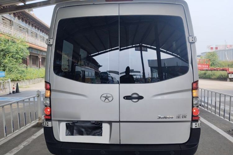Used JAC Group Sunray 2022 2.0T Fuel-Efficient King PLUS Express Version Short Wheelbase 6-7 Seater – HFC4DB3-2E4 Rear