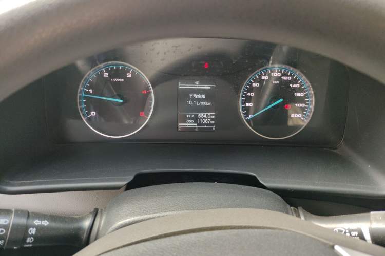 Used JAC Group Sunray  Odometer Close Up