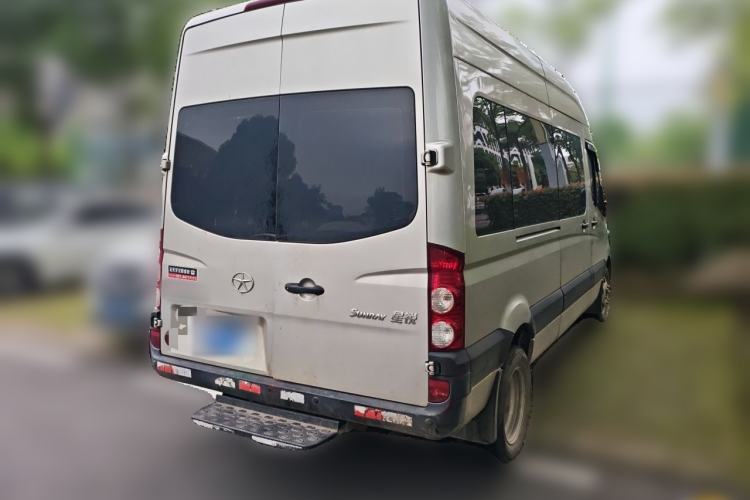 Used JAC Group Sunray 2024 2.0T Long-Wheelbase Express with Dual Tires High Roof—5/6/7-Seater Rear Right 45 Deg