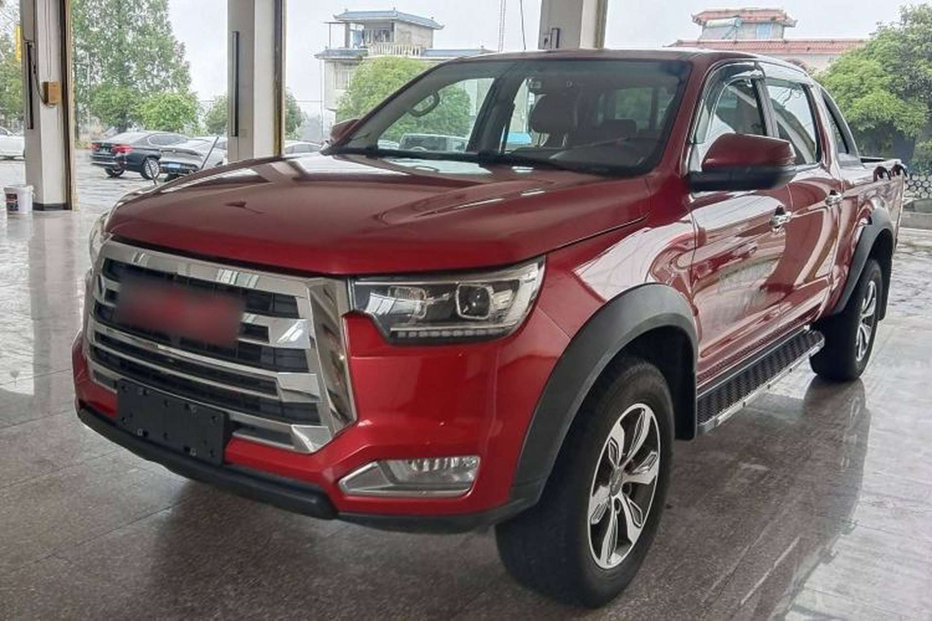 Used JAC Group T8 2020 2.0T Diesel Two-Wheel-Drive Prestige Version with Large Double Cabin HFC4DB2-2E Front Left 45 Deg