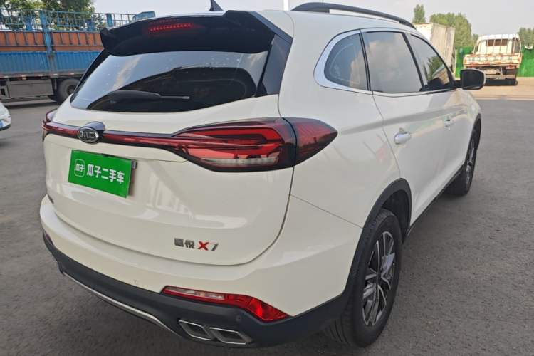 Used JAC Group X7 2020 1.5TGDI Automatic Free-Style Model Rear Right 45 Deg