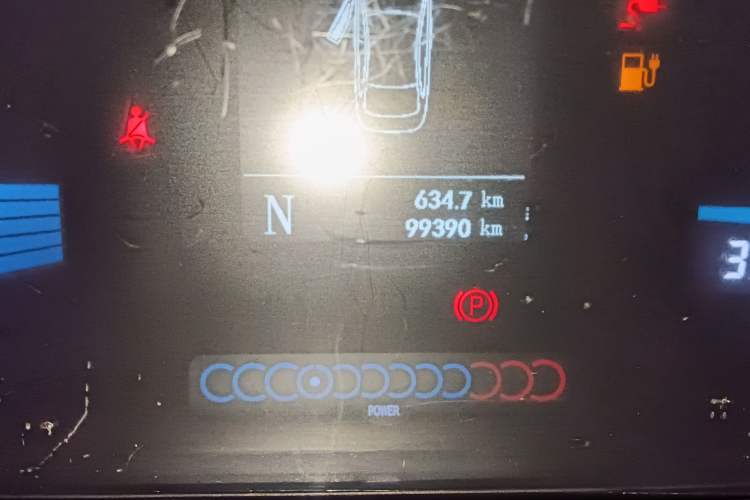 Used JAC iEV 2015 iEV5 Odometer Close Up