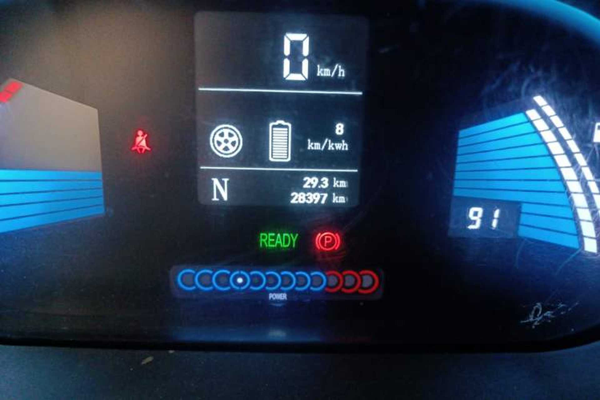 Used JAC iEV 2015 iEV5 Odometer Close Up