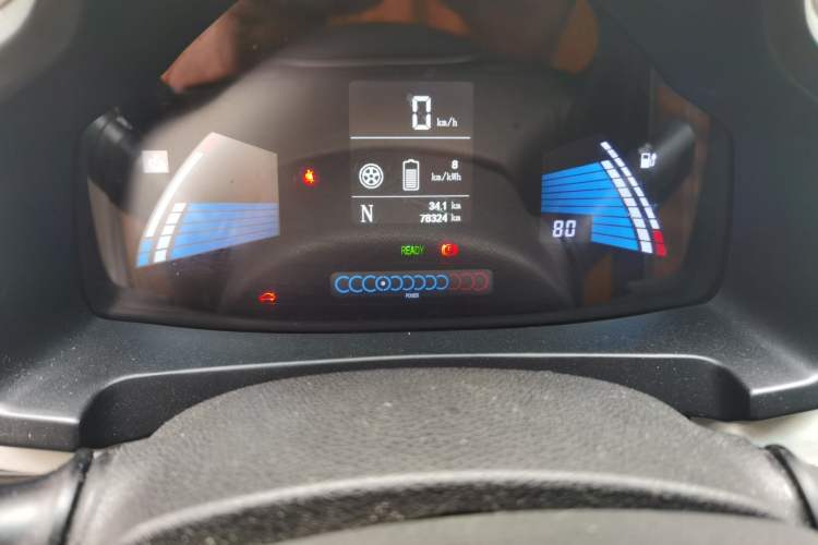 Used JAC iEV6E 2017 iEV6E Odometer Close Up