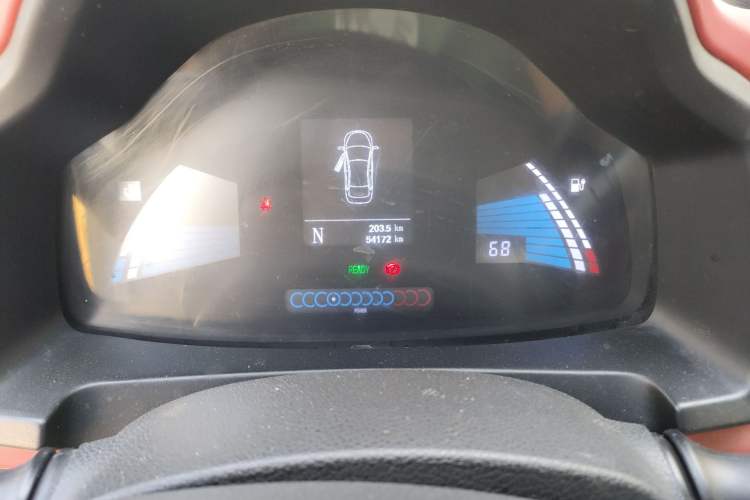 Used JAC iEV6E 2017 iEV6E Time Edition Odometer Close Up