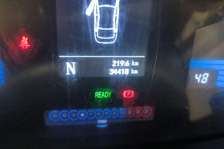 Used JAC iEV6E 2017 iEV6E Odometer Close Up