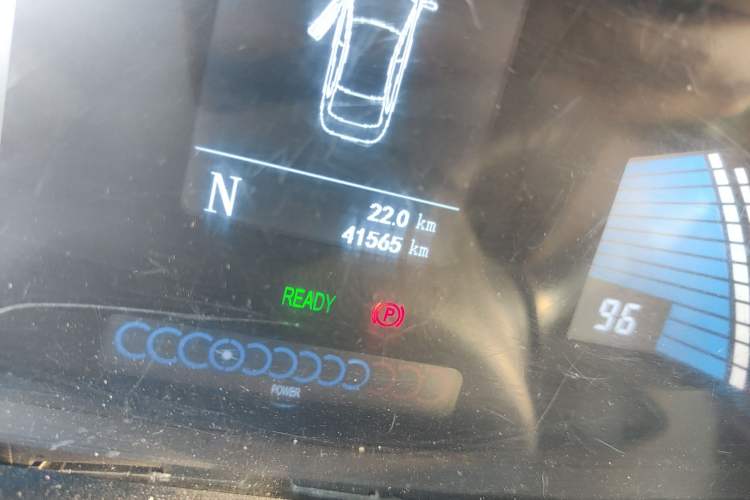 Used JAC iEV6E 2017 iEV6E Odometer Close Up