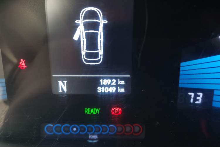 Used JAC iEV6E 2017 iEV6E Time Edition Odometer Close Up