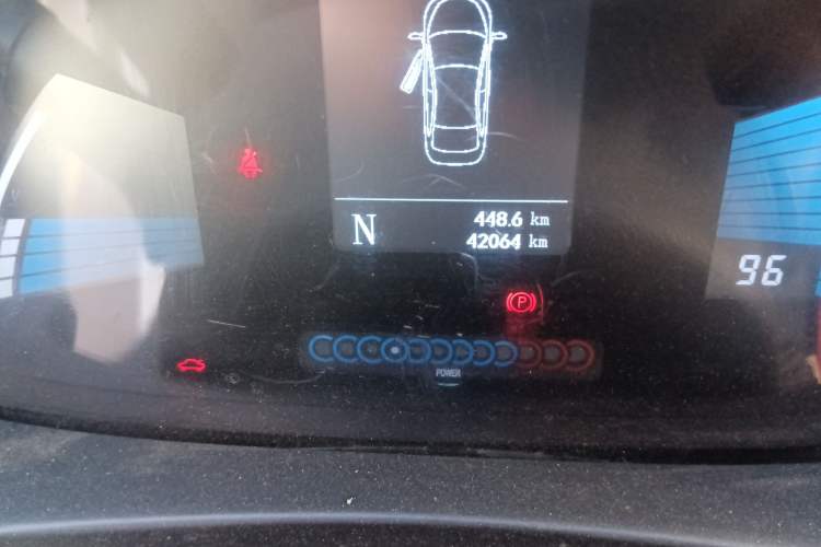 Used JAC iEV6E 2017 iEV6E Odometer Close Up