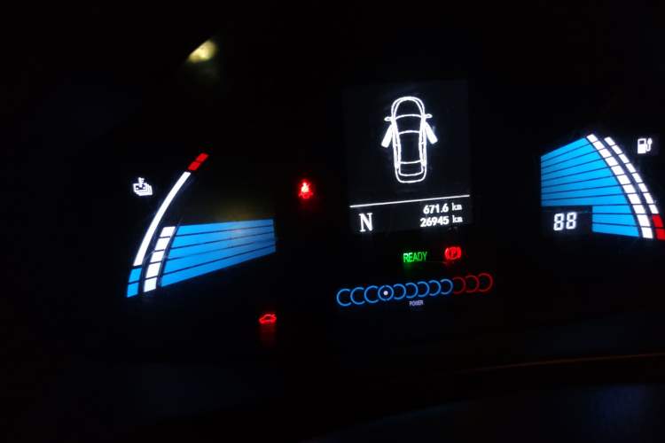 Used JAC iEV6E 2018 Sport Version iEV6E Smart Edition Odometer Close Up