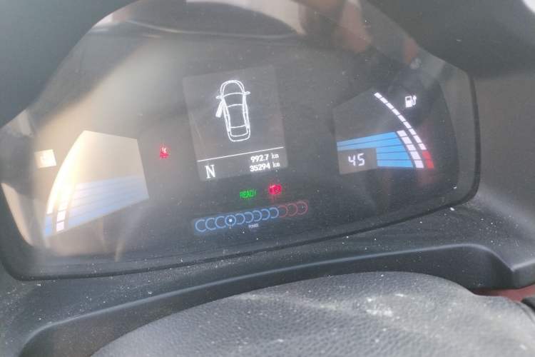 Used JAC iEV6E 2018 Upgraded iEV6E Luxury Model Odometer Close Up