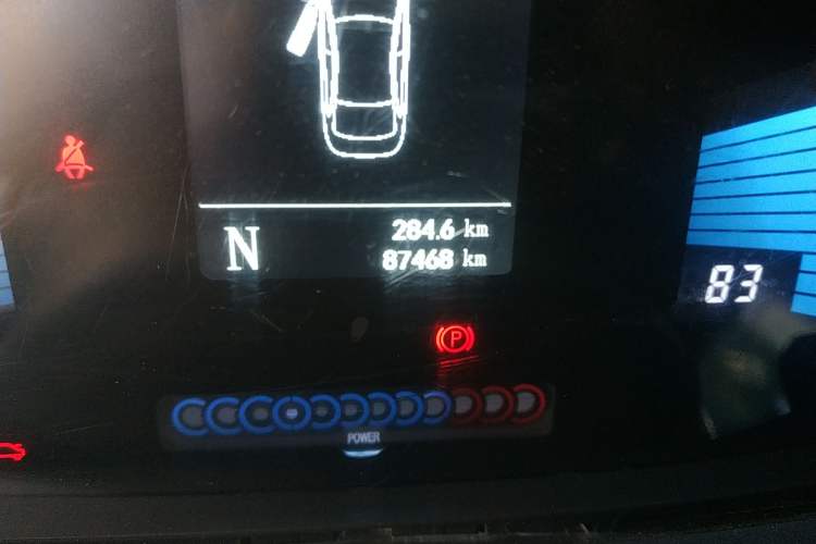 Used JAC iEV6E 2018 Upgraded iEV6E Luxury Model Odometer Close Up