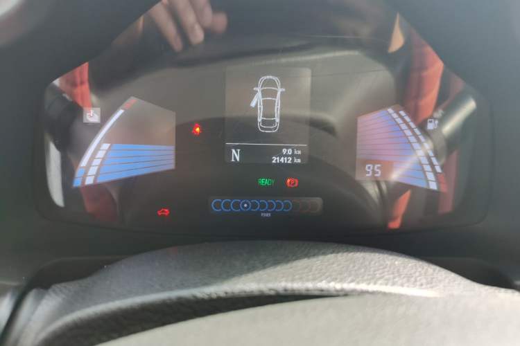 Used JAC iEV6E 2018 Upgraded Edition iEV6E Luxury Smart Model Odometer Close Up