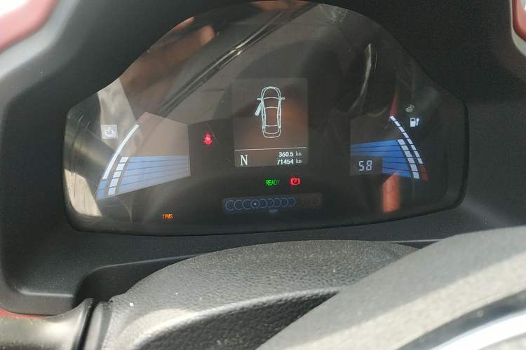 Used JAC iEV6E 2018 Sport Version iEV6E Smart Edition Odometer Close Up