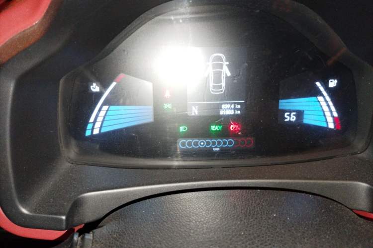 Used JAC iEV6E 2018 Sport Version iEV6E Smart Edition Odometer Close Up
