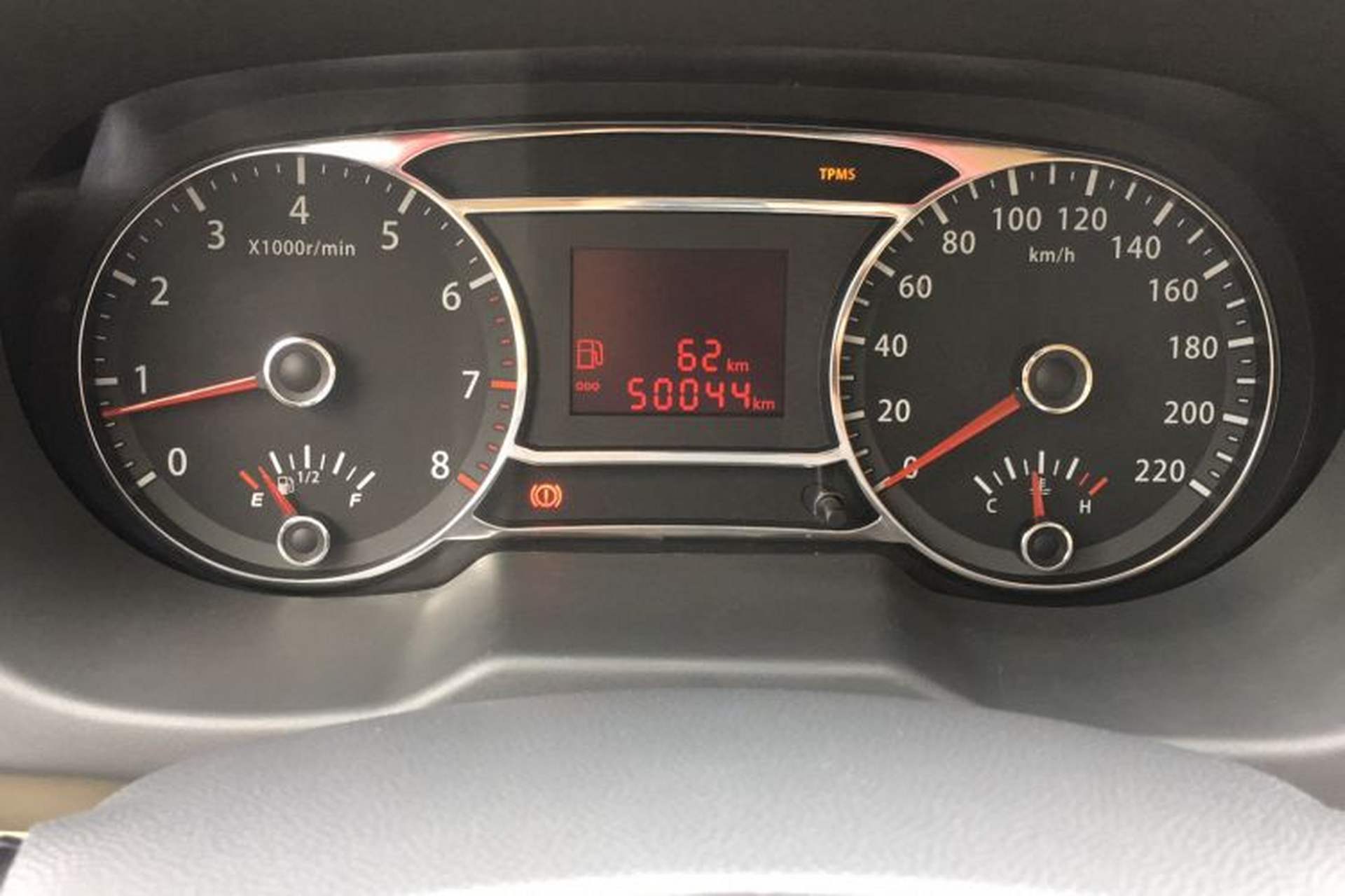 Used JAC J6 A30 2013 1.5L Manual Luxury Model China IV Standard Odometer Close Up