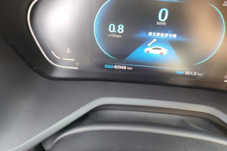 Used JAC J7 2020 1.5T Manual Overdrive Version Odometer Close Up