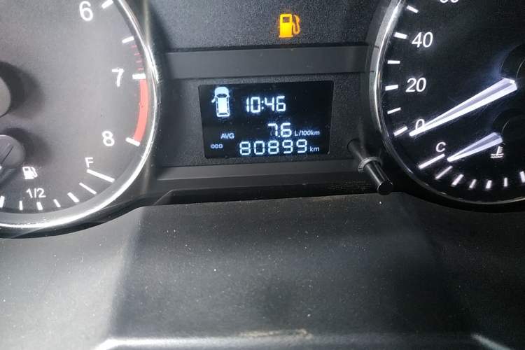 Used JAC M3 2018 IKEA Edition 1.6L Luxury Smart Model Odometer Close Up