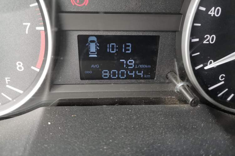 Used JAC M3 2019 Creator Edition 1.8L Luxury Model Odometer Close Up