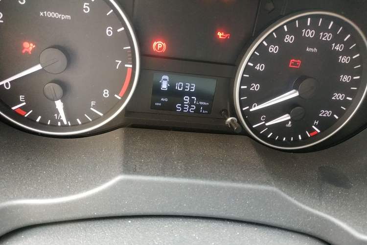 Used JAC M3 2023 PLUS 1.5T 5/7-seat Classic Edition Odometer Close Up