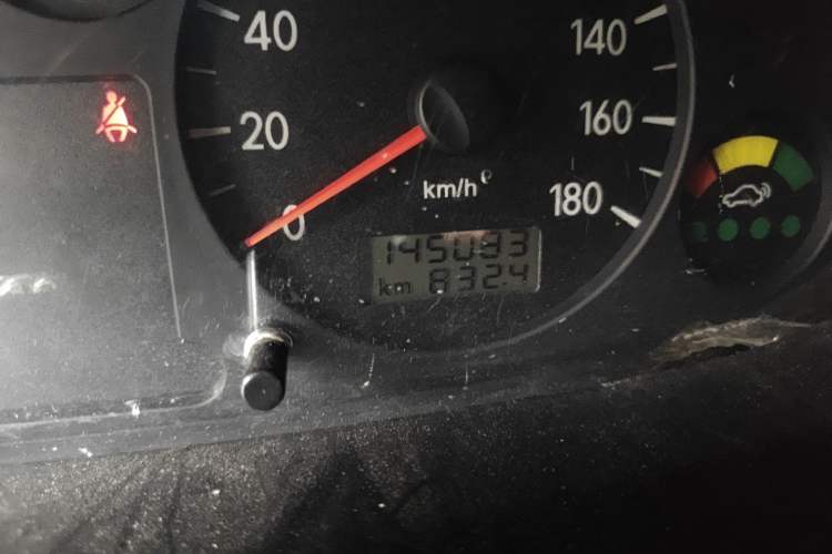Used JAC Refine 2012 1.9T Shuttle Diesel Comfort Version HFC4DB1-2C Odometer Close Up