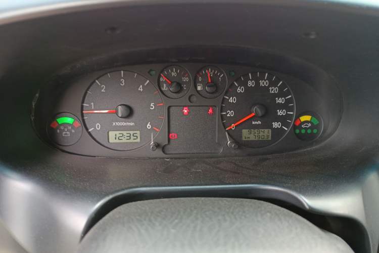 Used JAC Refine 2012 1.9T Shuttle Diesel Comfort Version HFC4DB1-2C Odometer Close Up