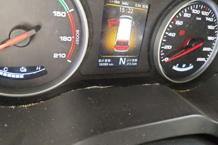 Used JAC Refine E3 2023 Deluxe Edition Odometer Close Up