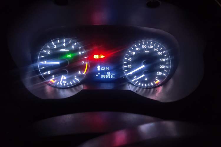 Used JAC Refine M3 2018 1.6L Express Edition 5-seater Odometer Close Up
