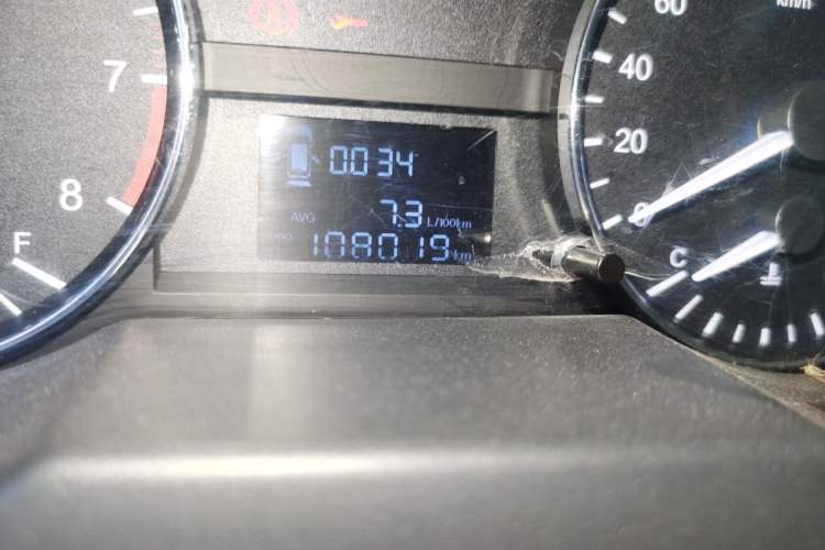Used JAC Refine M3 2018 1.6L Express Edition 5-seater Odometer Close Up