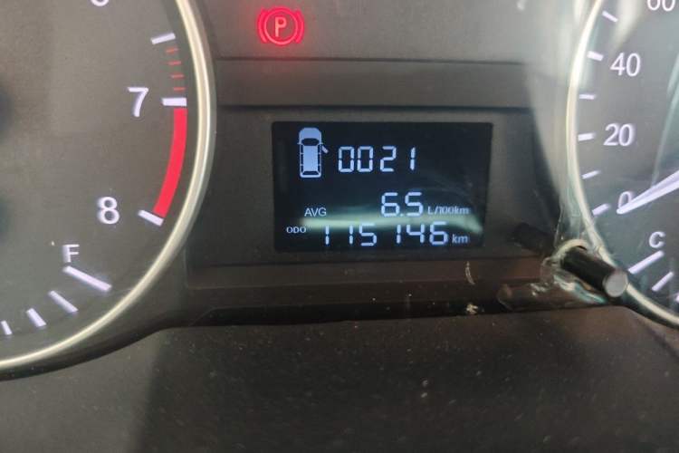 Used JAC Refine M3 2019 IKEA Edition 1.8L Luxury Model Odometer Close Up