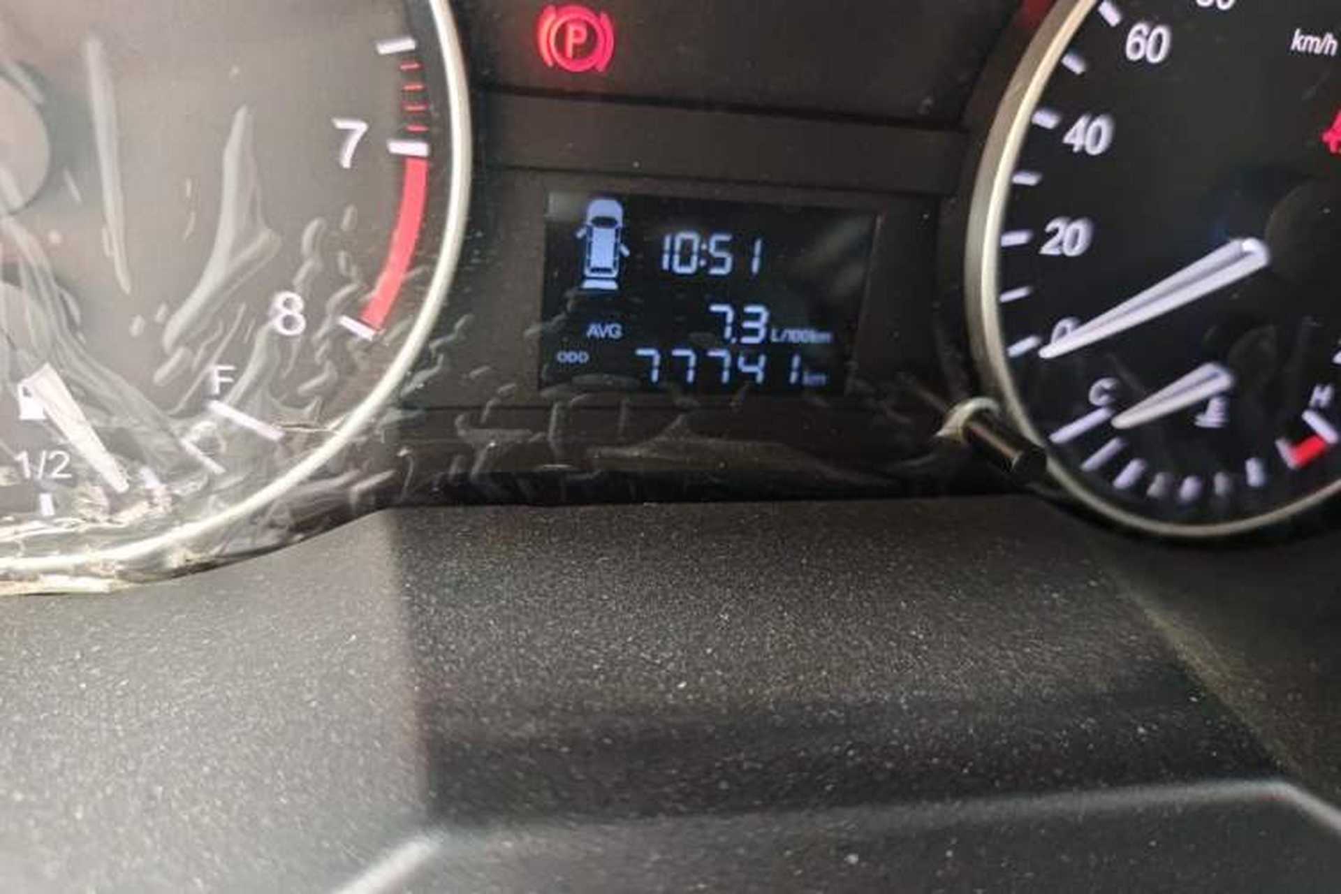 Used JAC Refine M3 2019 Creator Edition 1.8L Luxury Model Odometer Close Up