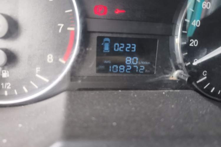 Used JAC Refine M3 2019 IKEA Edition 1.6L Luxury Model Odometer Close Up