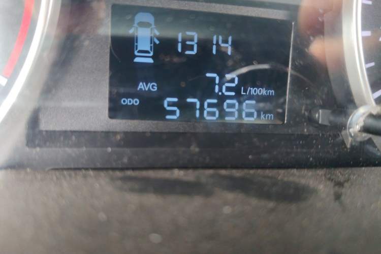 Used JAC Refine M3 2019 1.8L 5-Seater Express Edition Odometer Close Up