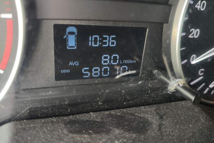 Used JAC Refine M3 2019 1.8L 5-Seater Express Edition Odometer Close Up