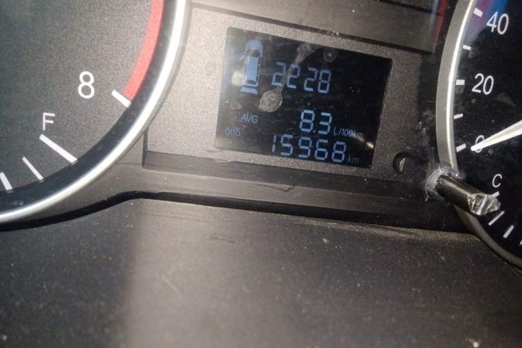 Used JAC Refine M3 2022 PLUS IKEA Edition 1.8L Comfort Version Odometer Close Up