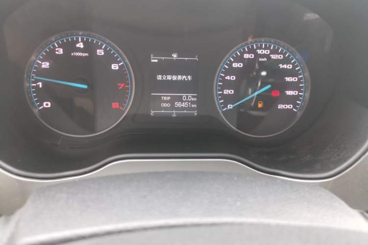 Used JAC Refine M3  Odometer Close Up