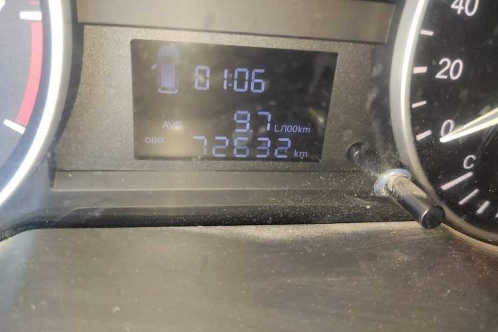 Used JAC Refine M3 2022 PLUS Standard Model 1.5T Odometer Close Up