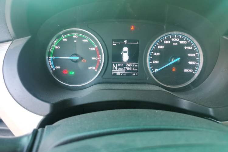 Used JAC Refine M3 2024 PLUS 2.0L HEV Comfort Edition Odometer Close Up