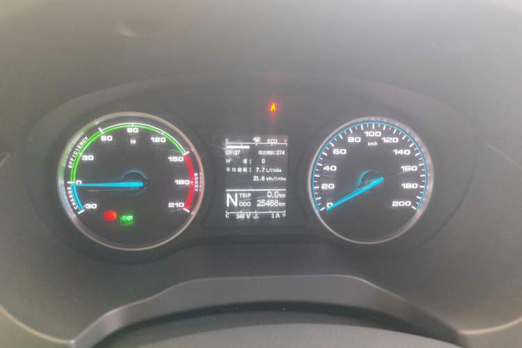 Used JAC Refine M3 2024 PLUS 2.0L HEV Smart Connect Edition Odometer Close Up